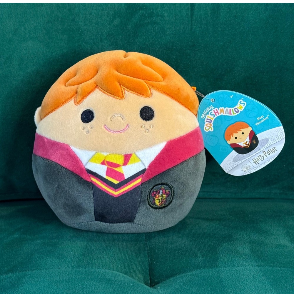 Squishmallows Ron‎ Weasley Harry Potter Plush Stuffed Animal Toy Gryffindor